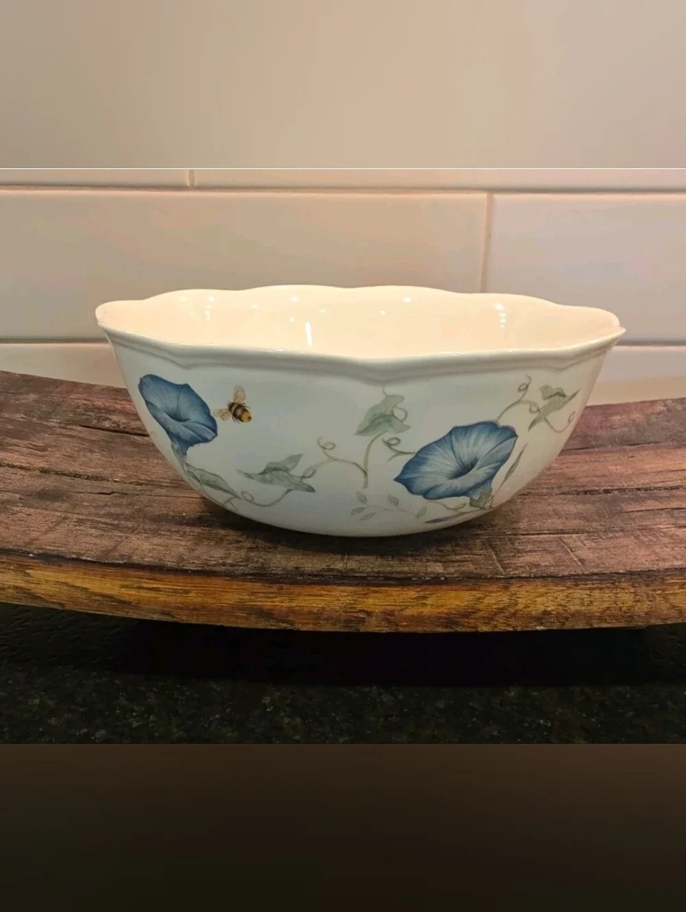 Lenox Butterfly Meadow 9 Inch Vegetable Serving Bowl
